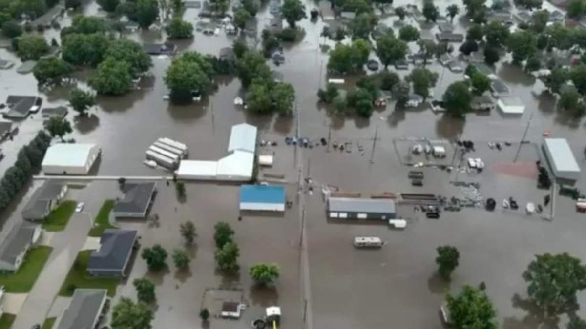 Inundaciones en Iowa