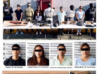 Detienen a presuntos integrantes de red dedicada al robo de camiones y tráileres en Huitzilac