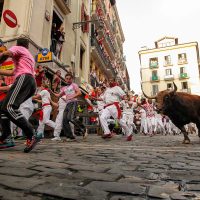 Encierro de San Fermín en Pamplona