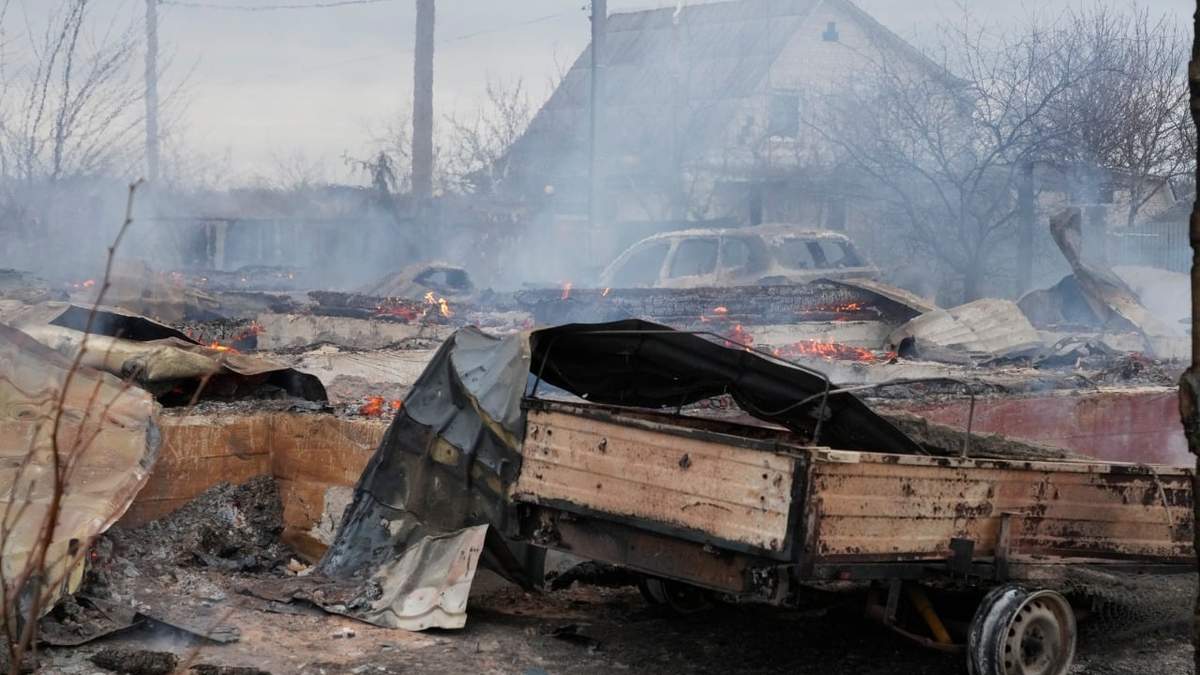 Daños por los ataques de Rusia en el este de Ucrania