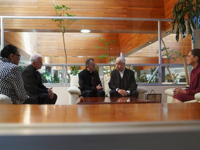Sheinbaum agradece a la CEM diálogo sobre construcción de la paz