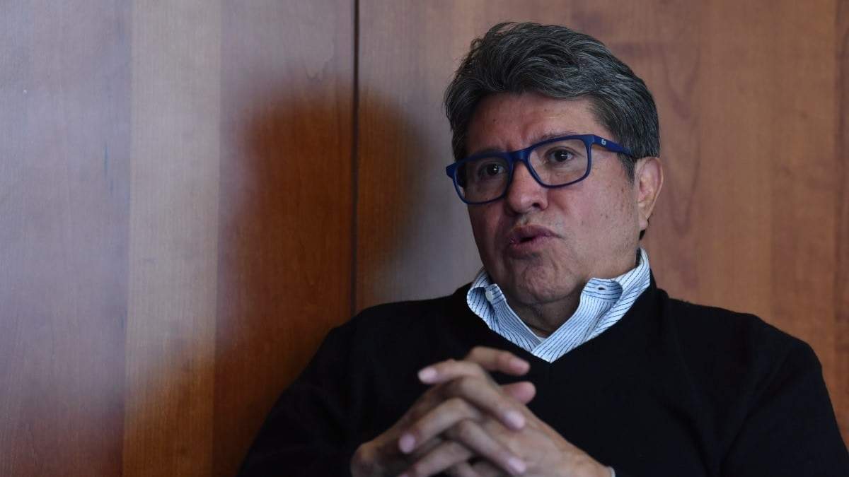 El senador Ricardo Monreal en entrevista con Proceso