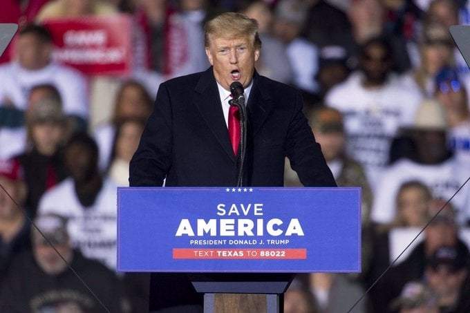 El expresidente estadunidense Donald Trump