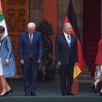 AMLO recibe al presidente de Alemania Frank-Walter Steinmeier en Palacio Nacional