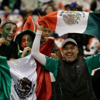 Imágenes del partido entre México y Costa Rica