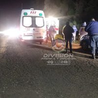 Murió un joven en un accidente en moto; su acompañante resultó herida