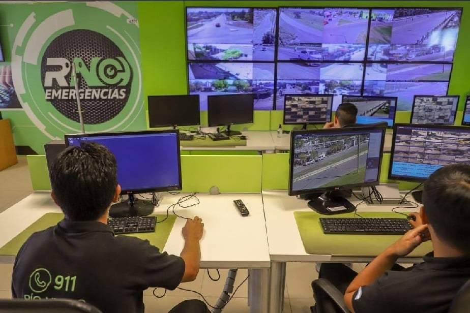 Centro de monitoreo RN Emergencias. Fuente: (Twitter)