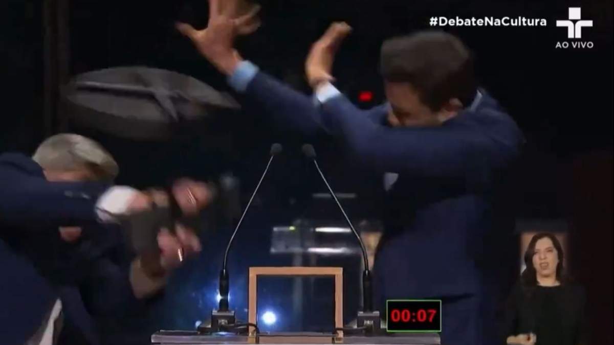 La agresión durante debate