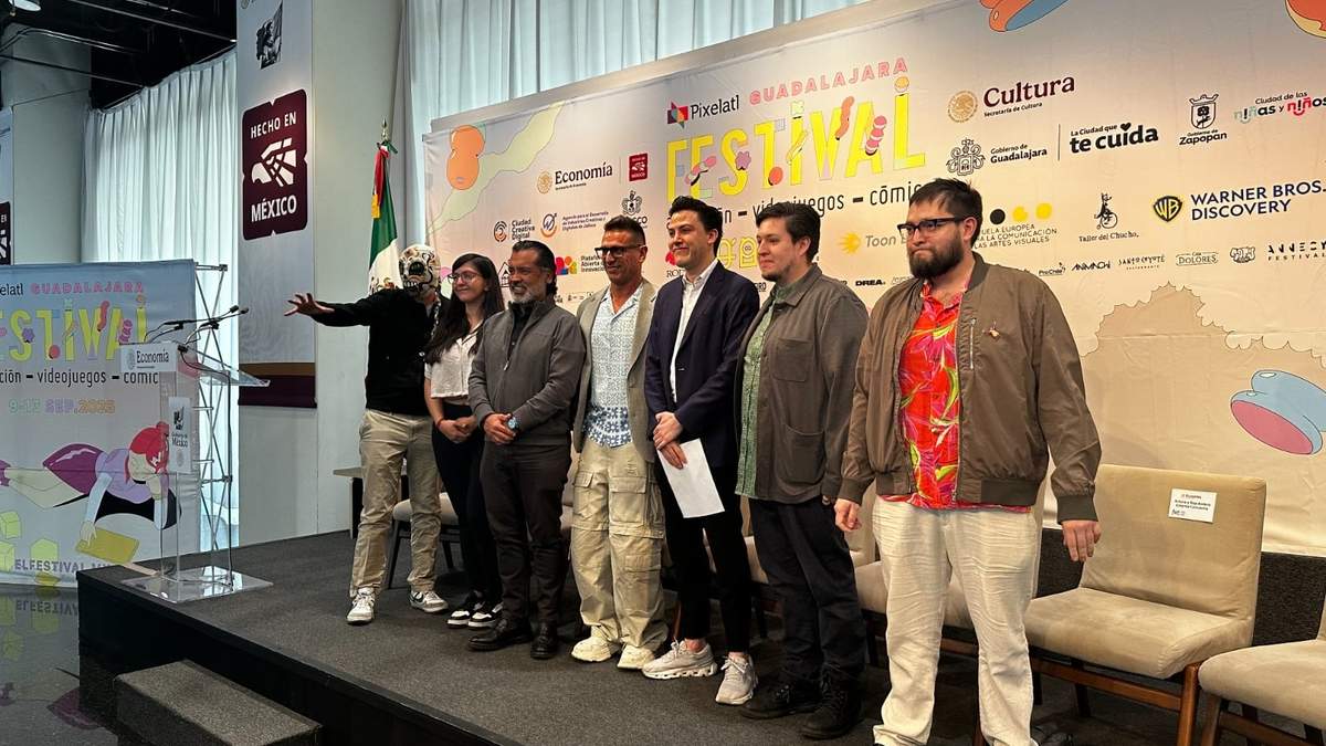 Presentación del Festival Pixelatl 2025, en la Secretaría de Economía