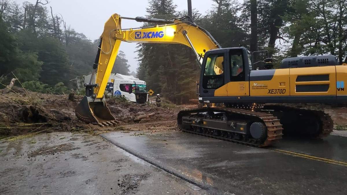 Deslave en la ruta nacional 231 en Cardenal Samoré. Fuente: (Facebook)