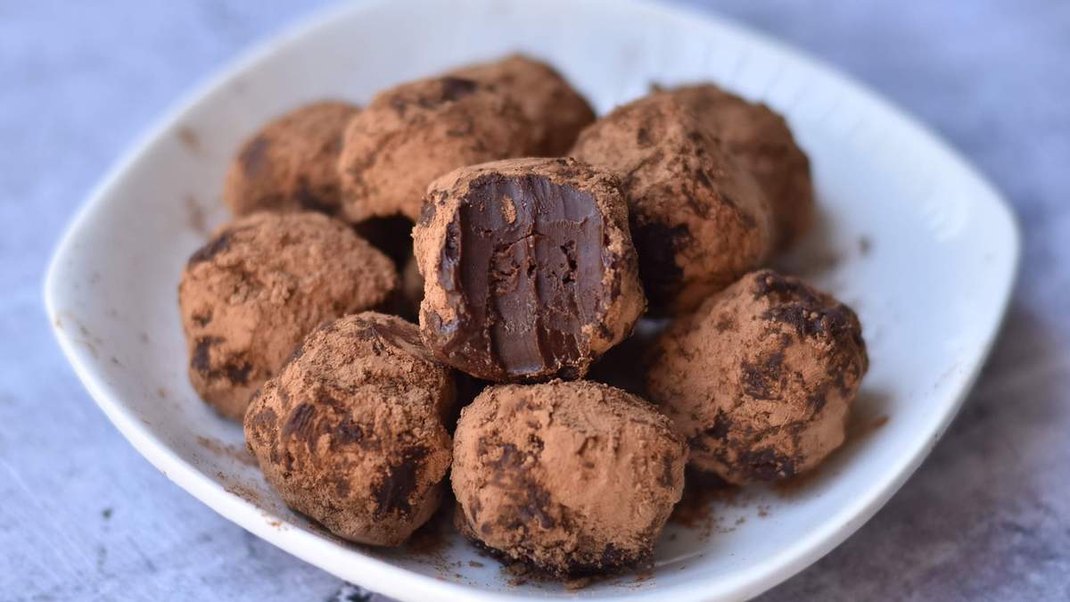 Trufas de cacao. Fuente: (Instagram)