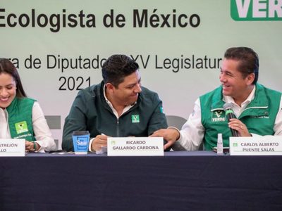 El PVEM designa a Carlos Puente Salas como su coordinador en San Lázaro