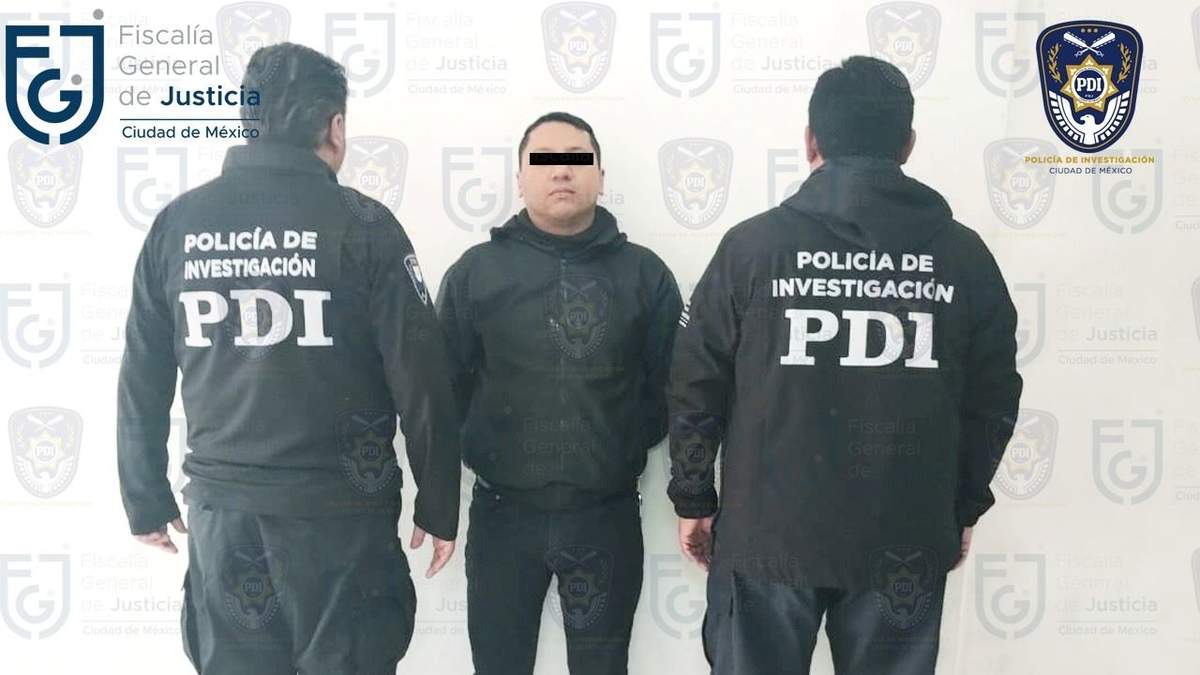 Presentación de Ervey "N", presunto agresor sexual de una niña de 11 años en Iztapalapa