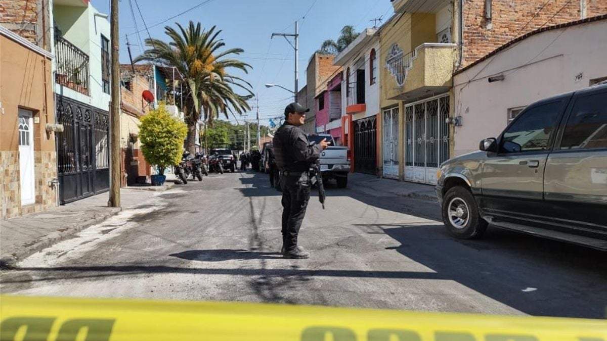La escena de un crimen en Jalisco