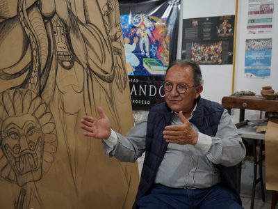 Otero muralista: El deterioro del mural del Mercado de San Ángel