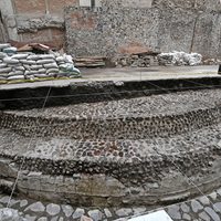 Hallan vestigios del templo Ehécatl y del juego de pelota en el Templo Mayor (Video)