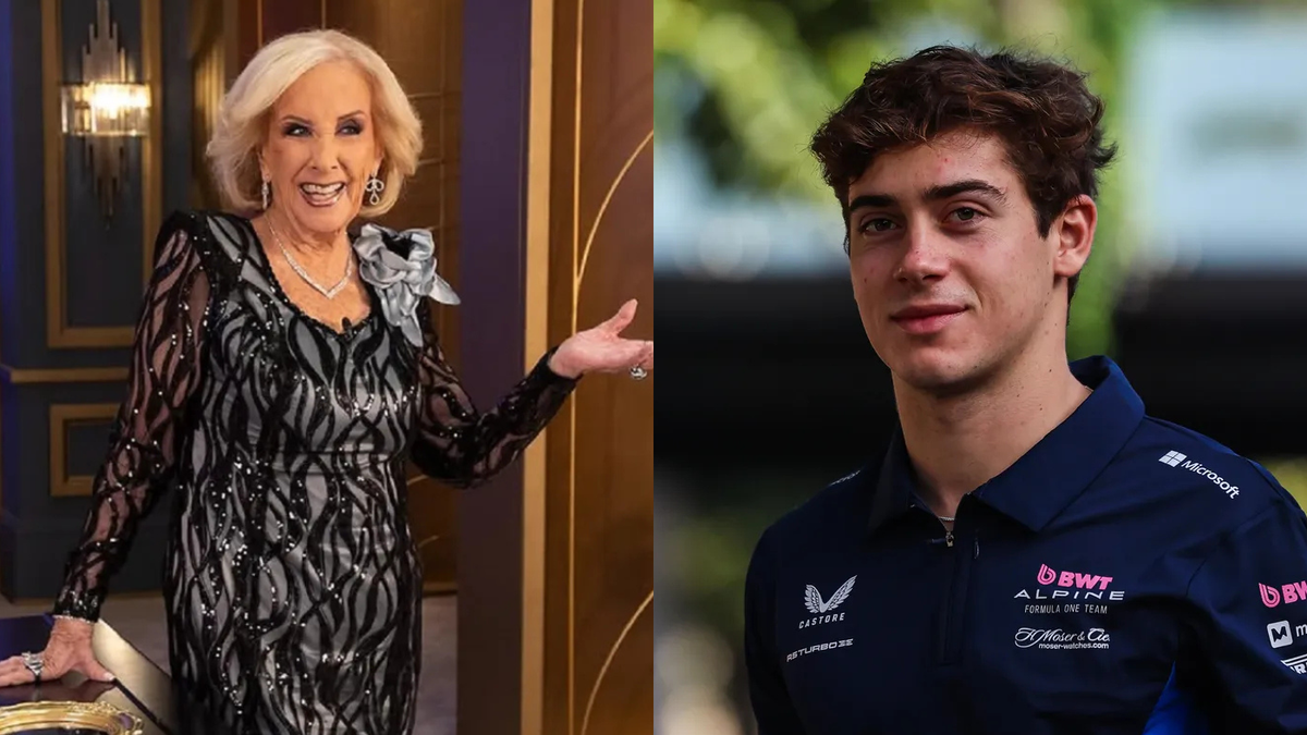 Franco Colapinto y Mirtha Legrand Fuente: (X)