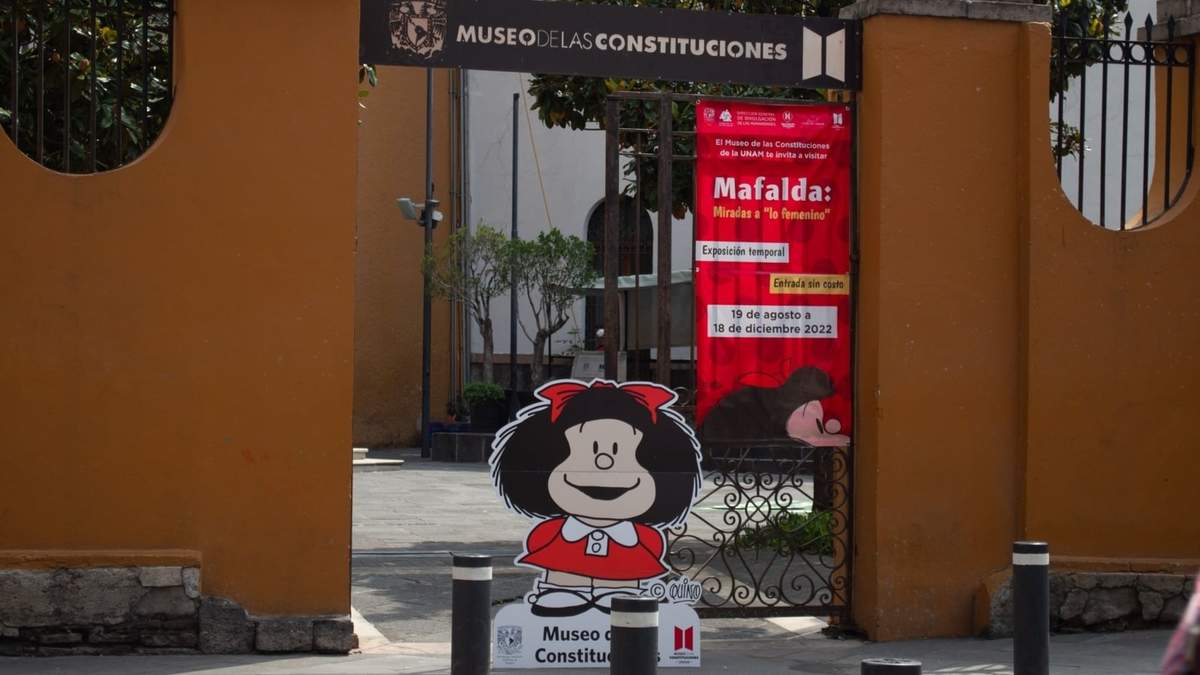Mafalda en el Museo de las Constituciones (MuCo) de la UNAM