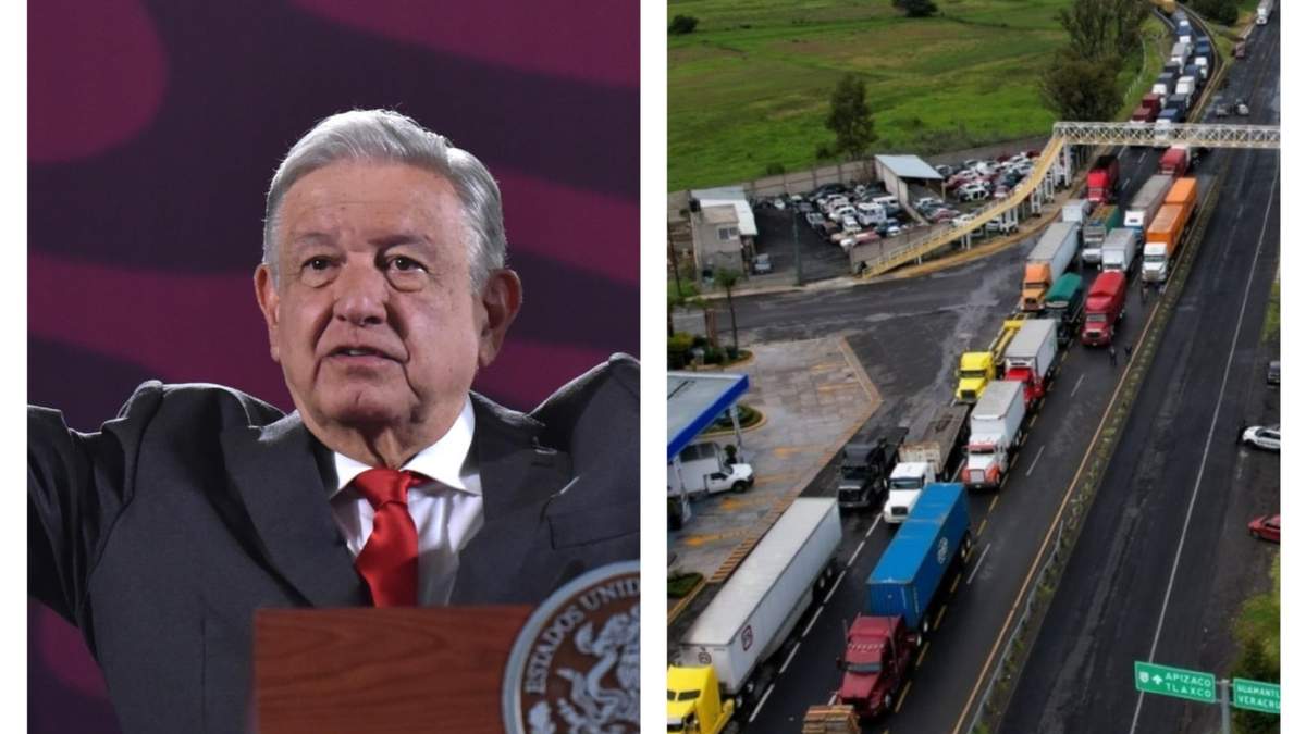 AMLO habló sobre el bloqueo en la México-Puebla