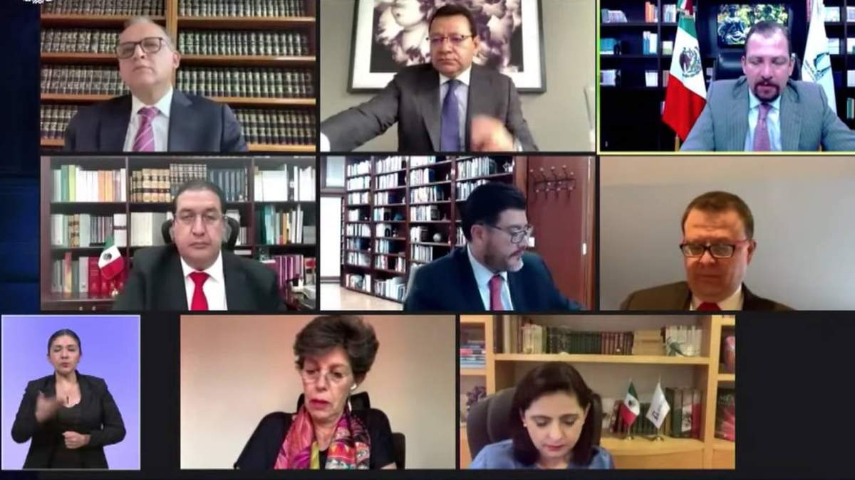 Sesión virtual de este martes