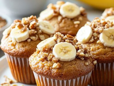Muffins de banana con dulce de leche: suaves, esponjosos y muy fáciles de hacer, la receta para una merienda 10