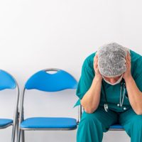 La desgarradora imagen de un médico neuquino ante el avance del coronavirus