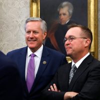 Trump designa a Mulvaney jefe de Gabinete interino; Chris Christie declinó ir a ese cargo