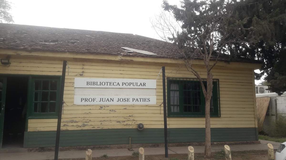 Biblioteca Popular Juan José Paties. Fuente: (Twitter)