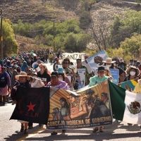 Caravana en Defensa del Agua y la Vida: "AMLO es un traidor"
