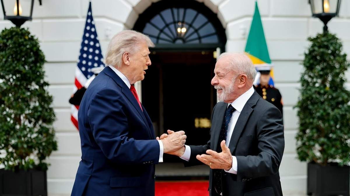 Donald Trump y Lula en su encuentro del 7 de mayo en la Casa Blanca