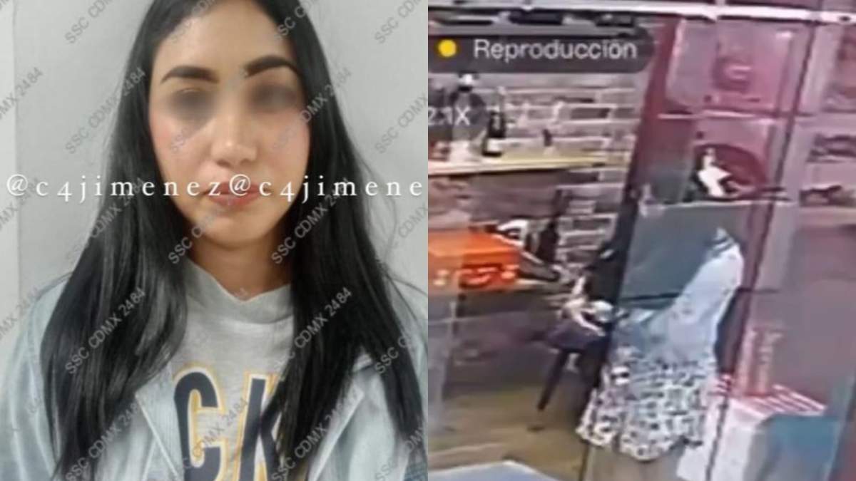 Detienen a joven de 18 años por robar tenis valuados en más de 1 millón; ya había sido arrestada cinco veces antes por robo a negocio.