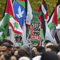 Marchan en todo el mundo en la víspera del aniversario del ataque de Hamás en Israel