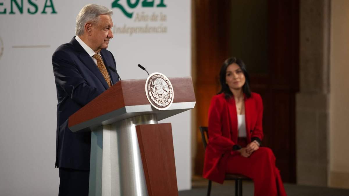 AMLO en la conferencia mañanera