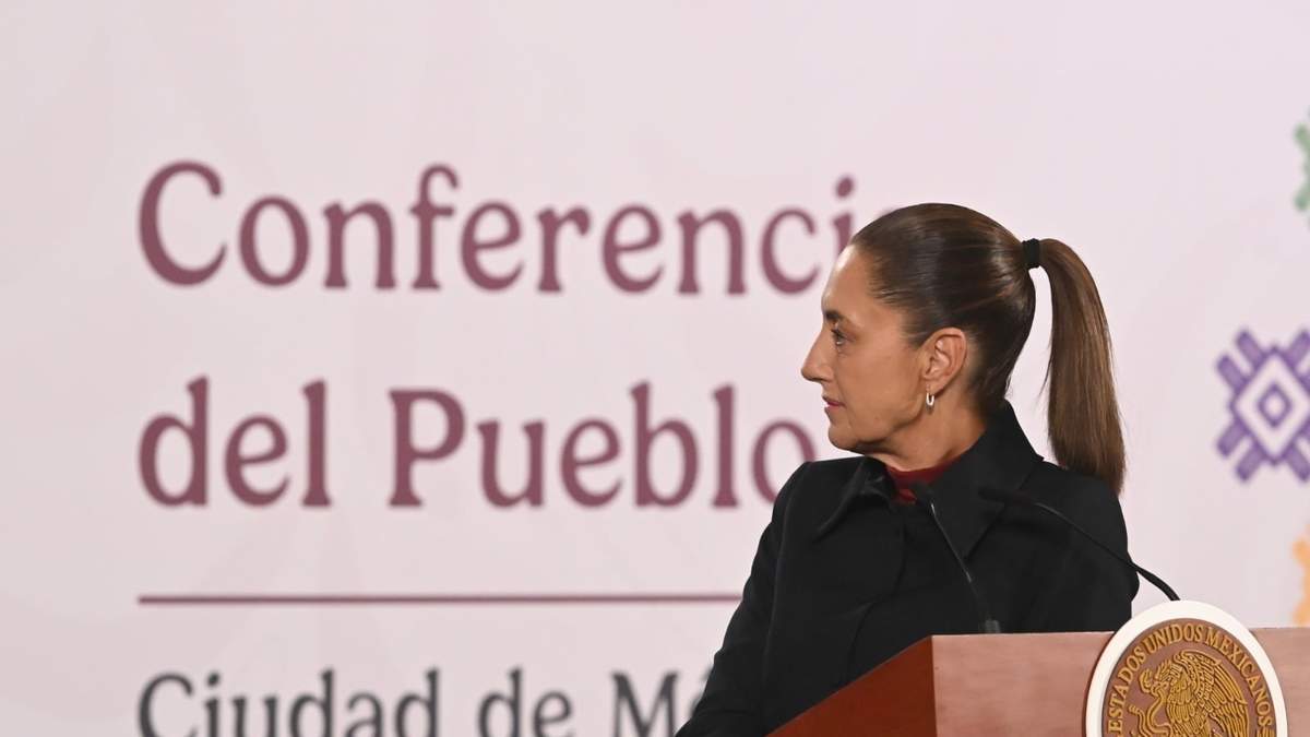 La presidenta Claudia Sheinbaum