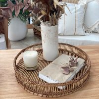 No tires las cajas de zapatos: mirá cómo podés hacer una bandeja tejida, ideal para tener a mano en la cocina