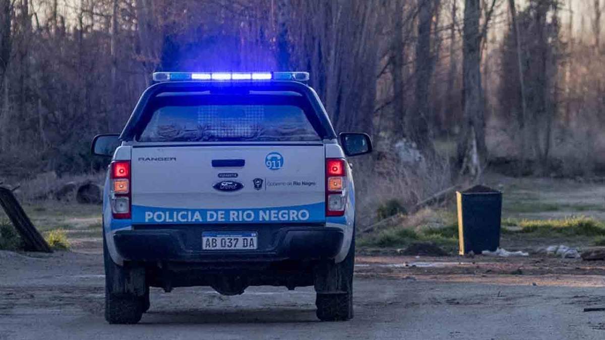 Policía de Río Negro. Fuente: (Twitter)