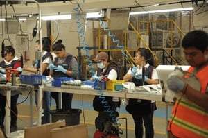 Inauguración en 2019 de nave industrial donde se ensamblan productos de línea blanca en Tlaxcala