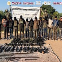 La Marina repele agresión y detiene a 13 sujetos en Navolato, Sinaloa