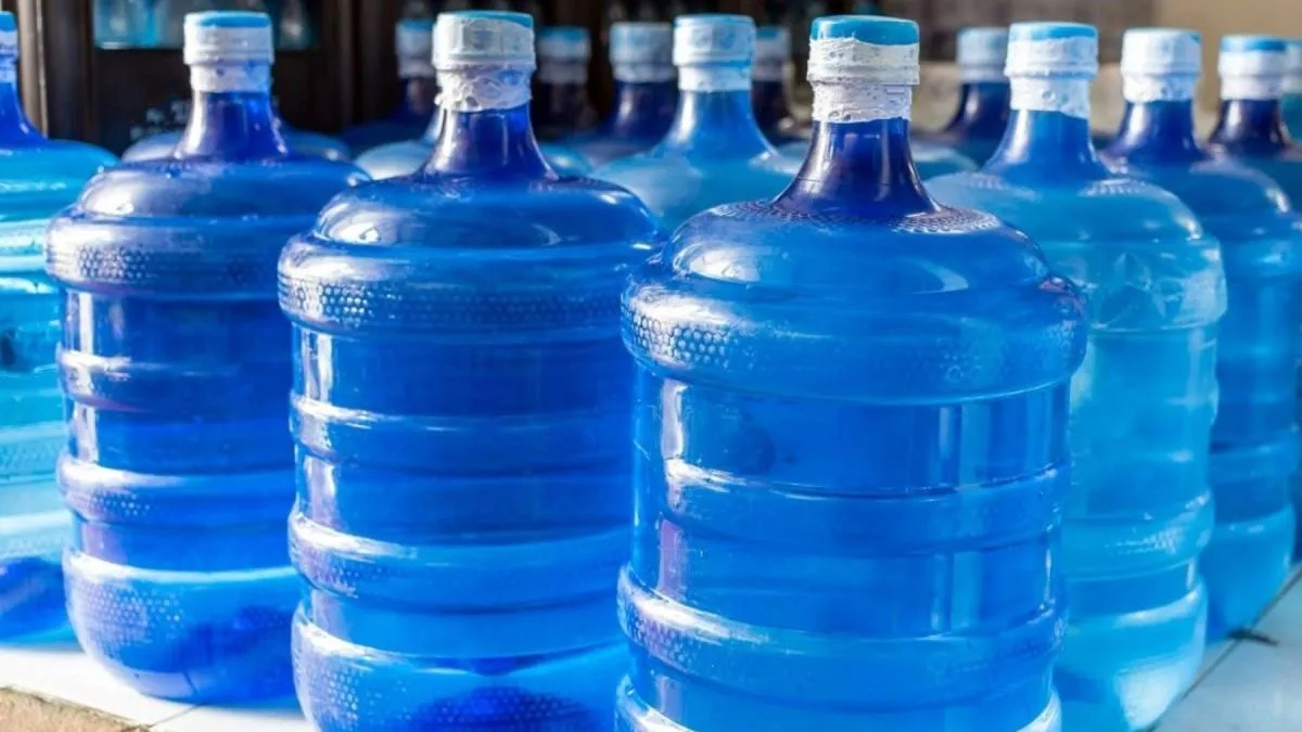 Bidón de agua. Fuente: (Instagram)