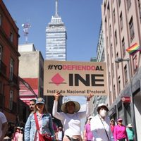 En marcha por defensa del INE hacen llamado a la Corte para declarar inconstitucional Plan B