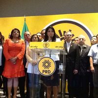 El PRD aprueba impulsar un frente amplio democrático para 2018
