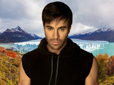 Prometió volver: en su paso por Argentina, Enrique Iglesias se enamoró de la belleza de El Calafate
