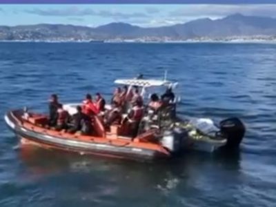 Buscan a siete elementos de la GN desaparecidos en el mar de Ensenada