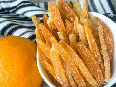 Cascaritas de naranja confitadas: prepará esta delicia para el momento dulce y en pocos pasos
