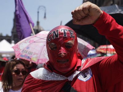 A tres semanas del Mundial, CNTE acuerda huelga, marchas y plantón