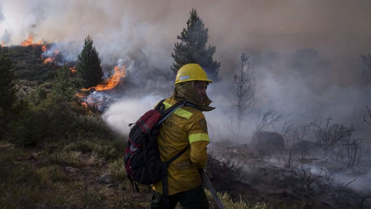 Incendios en Córdoba. Fuente: (Twitter)