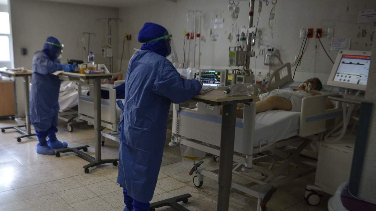 Un hospital para enfermos de covid-19
