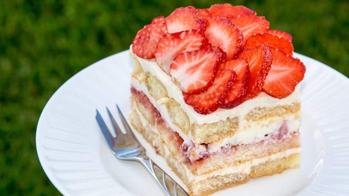 Tiramisú de frutillas. Fuente: (X)