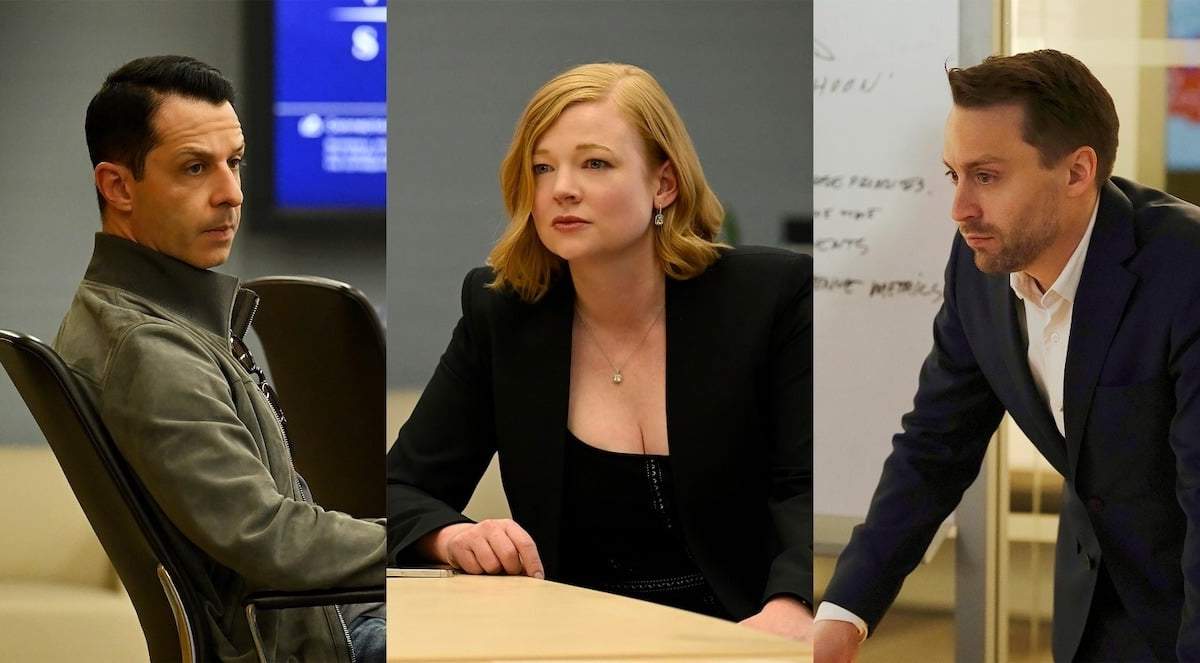 Jeremy Strong, Sarah Snook y Kieran Culkin