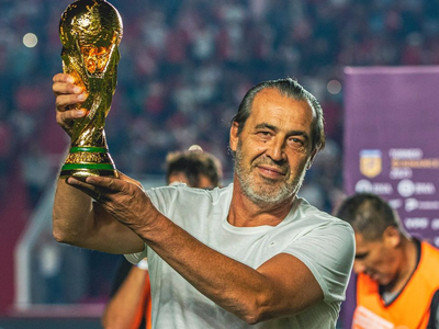 Así de grande está hoy Ciro, uno de los nietos de Sergio "Checho" Batista